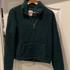 Hunter green cozy sweatshirt